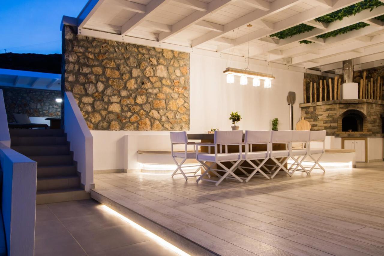 Theros Luxury Villas Damatria Exterior foto